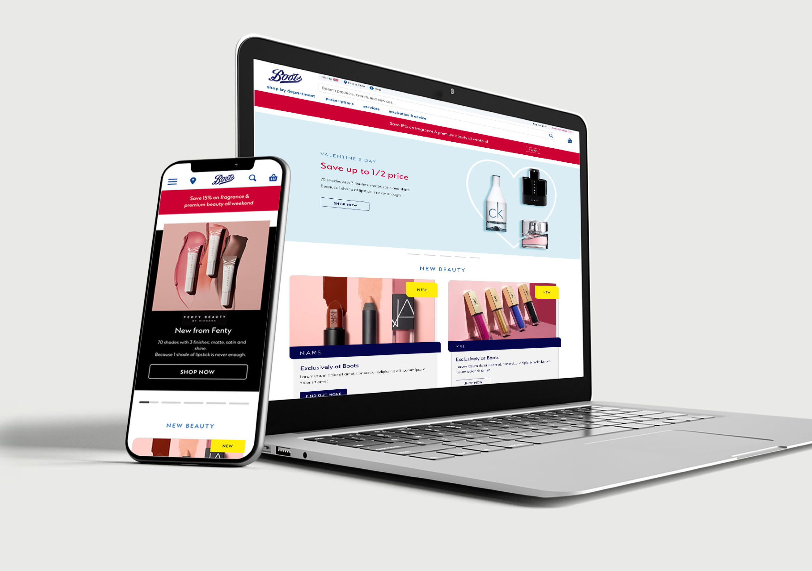 Boots the Chemist website screen, position 1