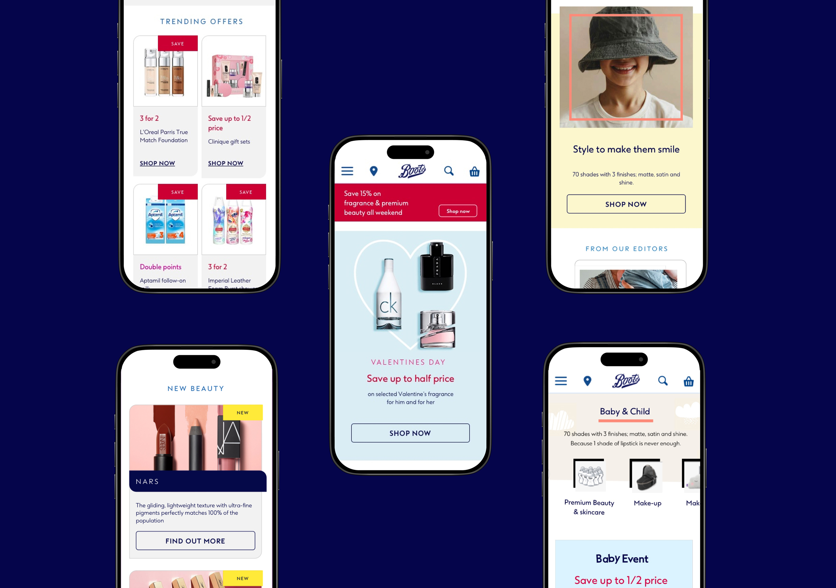 Boots the Chemist website screen, position 4