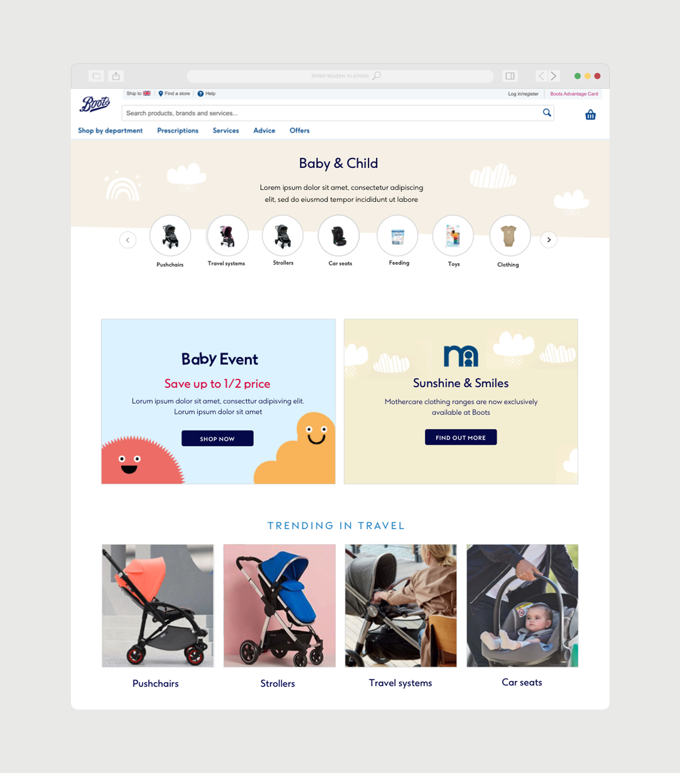 Boots the Chemist website screen, position 7